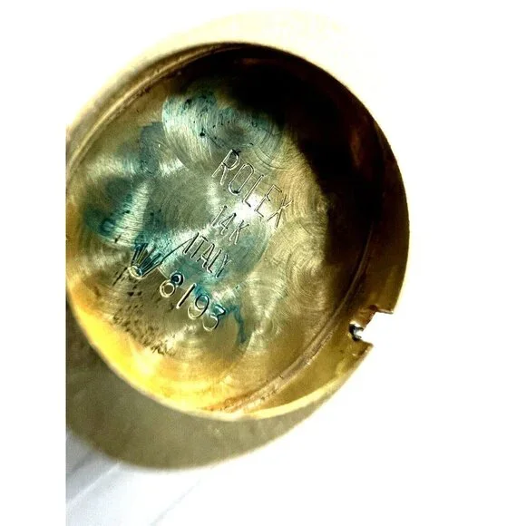 Rolex Women's Watch Vintage 8193 Cocktail 14k Gold 1400 Manual Wind Petite 15mm - Picture 6 of 16